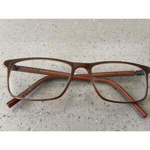 Converse Eyeglasses Frames ONLY Q302 Men's Brown Full Rim Square 55-17-140